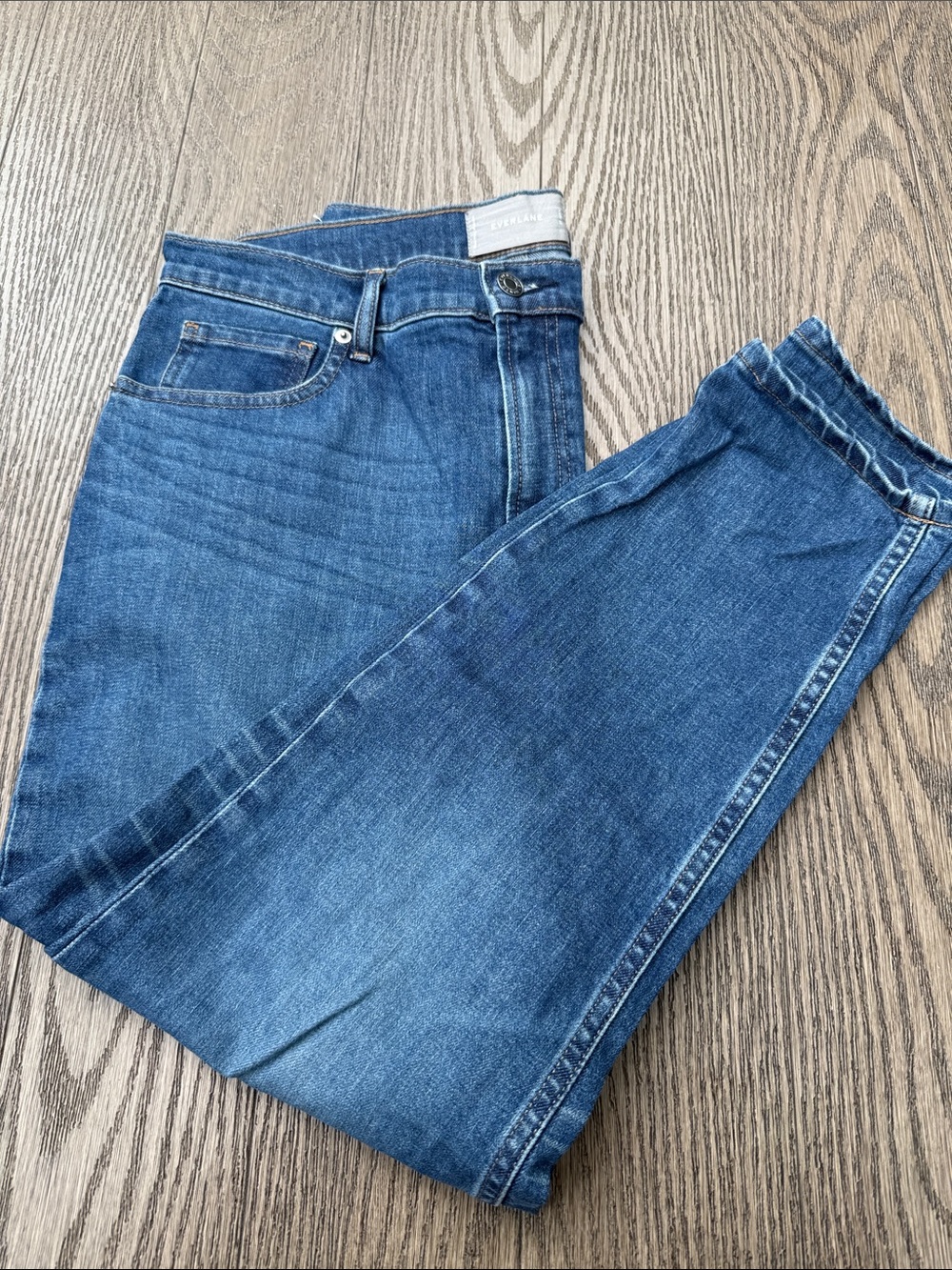 Everlane Blue Ankle Crop Jeans